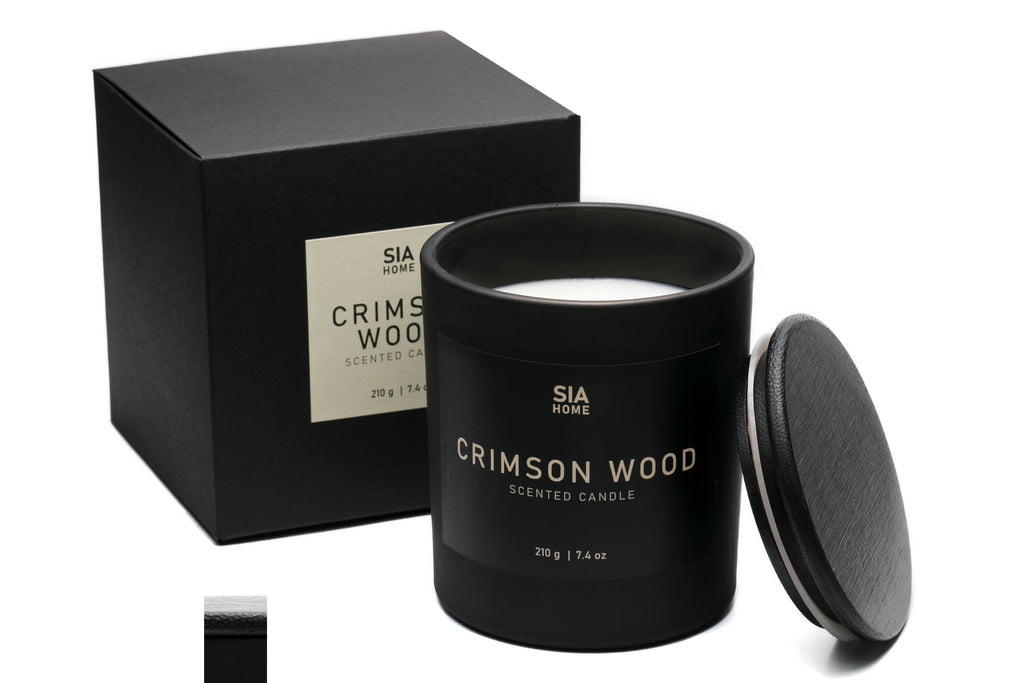 Crimson Wood Scented Candle